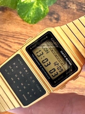 Casio Data Bank DBC-610 Digitaluhr LCD Kalender aus Japan