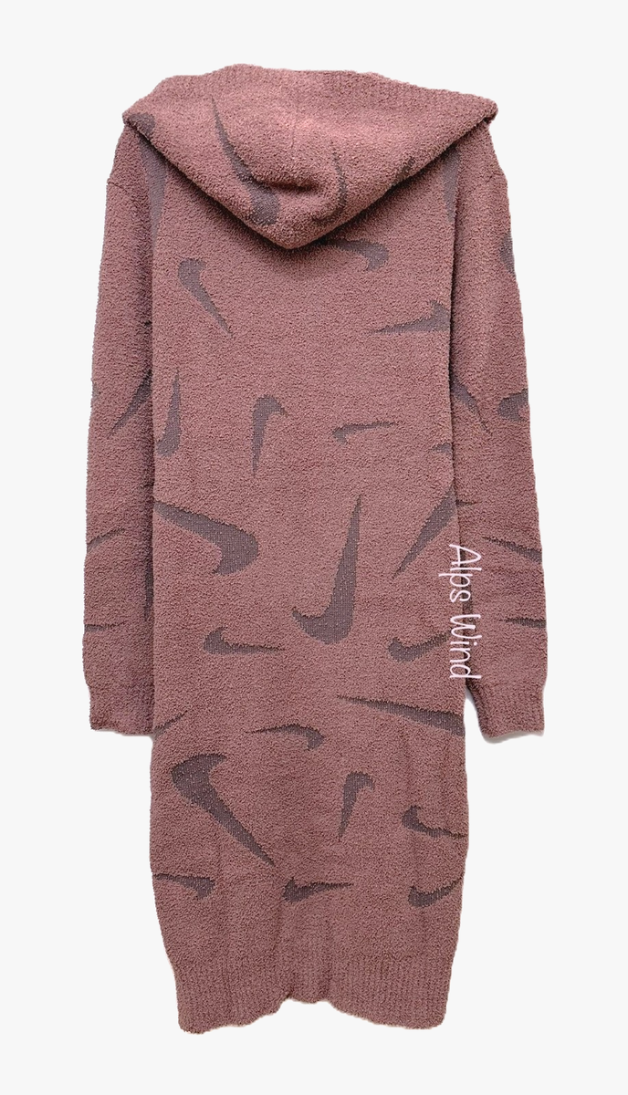 NEW Nike Sportswear Phoenix Cozy Bouclé Long Knit Cardigan Size-M