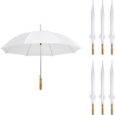 Wedding Umbrella - 48" Umbrella - Manual Open - 7 Pack White 