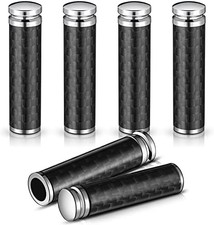 Frienda Carbon Fiber Car Door Lock Knobs 4pc Interior Pin Covers