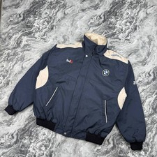 Vintage BMW 90s Bomber Jacket Racing F1 Men S...