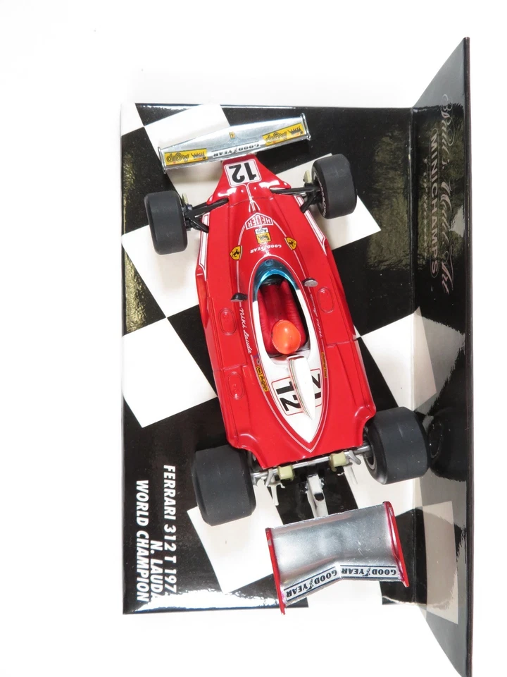1:43 Minichamps Ferrari 312 T 1975 N. Lauda World Champion  - Bild 4 von 4