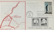 1182 Civil War Surrender at Appomattox Grant Lee