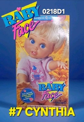 #7 BABY FACE DOLL Galoob   SO INNOCENT CYNTHIA NRFB  New in Box LGTI