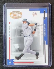 2004 Donruss Throwback Threads DEREK JETER Gold - /100 NY Yankees- Baseball HOF