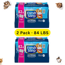2Pack Fresh Step Extreme Mountain Spring Clump Litter w/Febreze, 2x42 lbs 84LBS