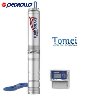 Pompe a eau solaire pour forage PEDROLLO FLUID SOLAR 6/6  1500 W grand dèbit - Photo 1/2