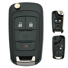 Replacement Key Fob Shell Case Fits for 2010-2017 Chevy Equinox/ 3 button