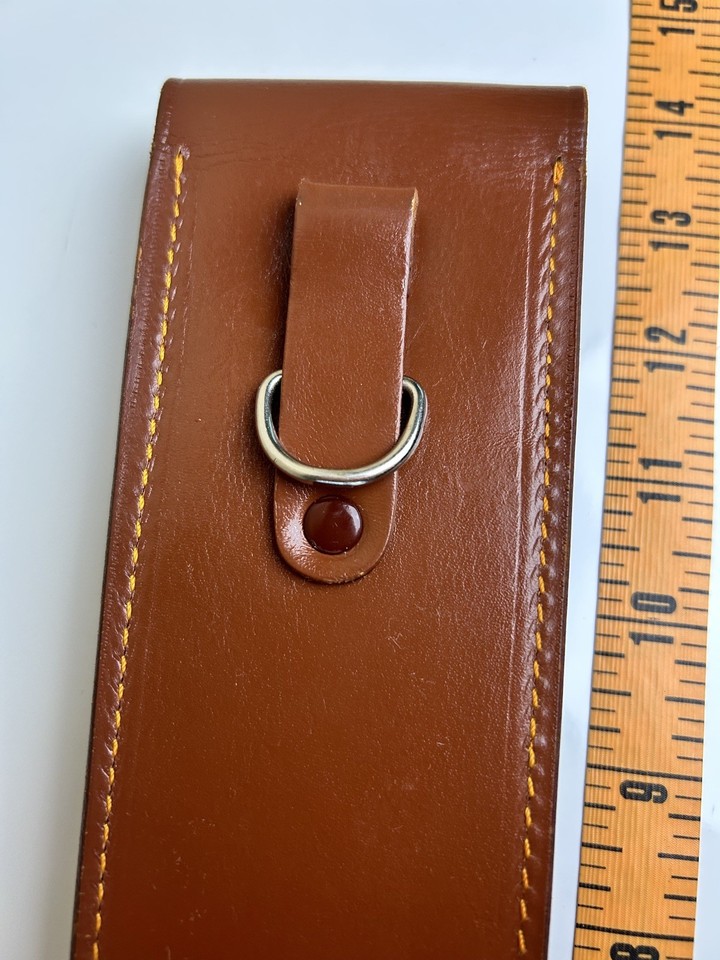 Vintage Lafayette 99-7102 Vectorlog Bamboo Slide Rule with Leather ...