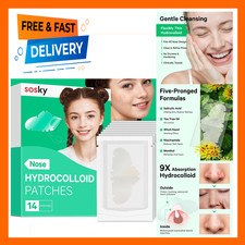 Nose Pimple Patches Large Hydrocolloid Pore Strips Blackhead Remover Acne
