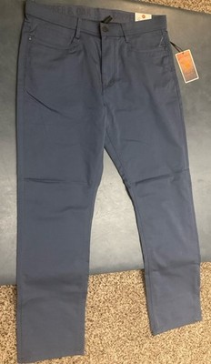 Copper & Oak Men s 33 X 30 Blue 5-Pocket Comfort Stretch Straight Dress Pants