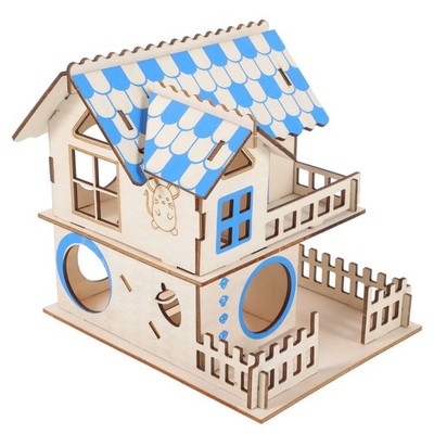  1 stück log hamster haus kleine haustierkletterständer syrische hamster treppe