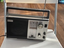 Sony ICF-7480W Portable AM / FM Vintage Radio  Read Description 