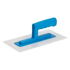 OX Trade 11" 280mm Plastic 2mm White Trowel Render Texture Hand Float,OX-T537402