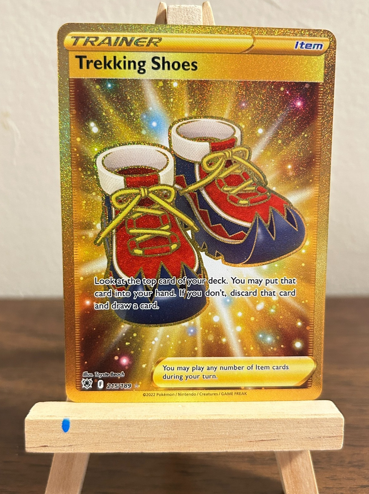 Trekking Shoes 215/189 Astral Radiance Holo Secret Rare NM 2022 Pokemon TCG