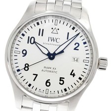IWC SCHAFFHAUSEN PILOT'S WATCH MARK XX IW328208 40mm SS Silver Dial #C092 7