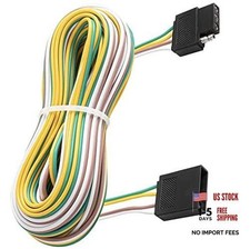 4 Pin Trailer Light Wire Harness Extension 10ft 18AWG 4 18AVG Male-Female 10ft