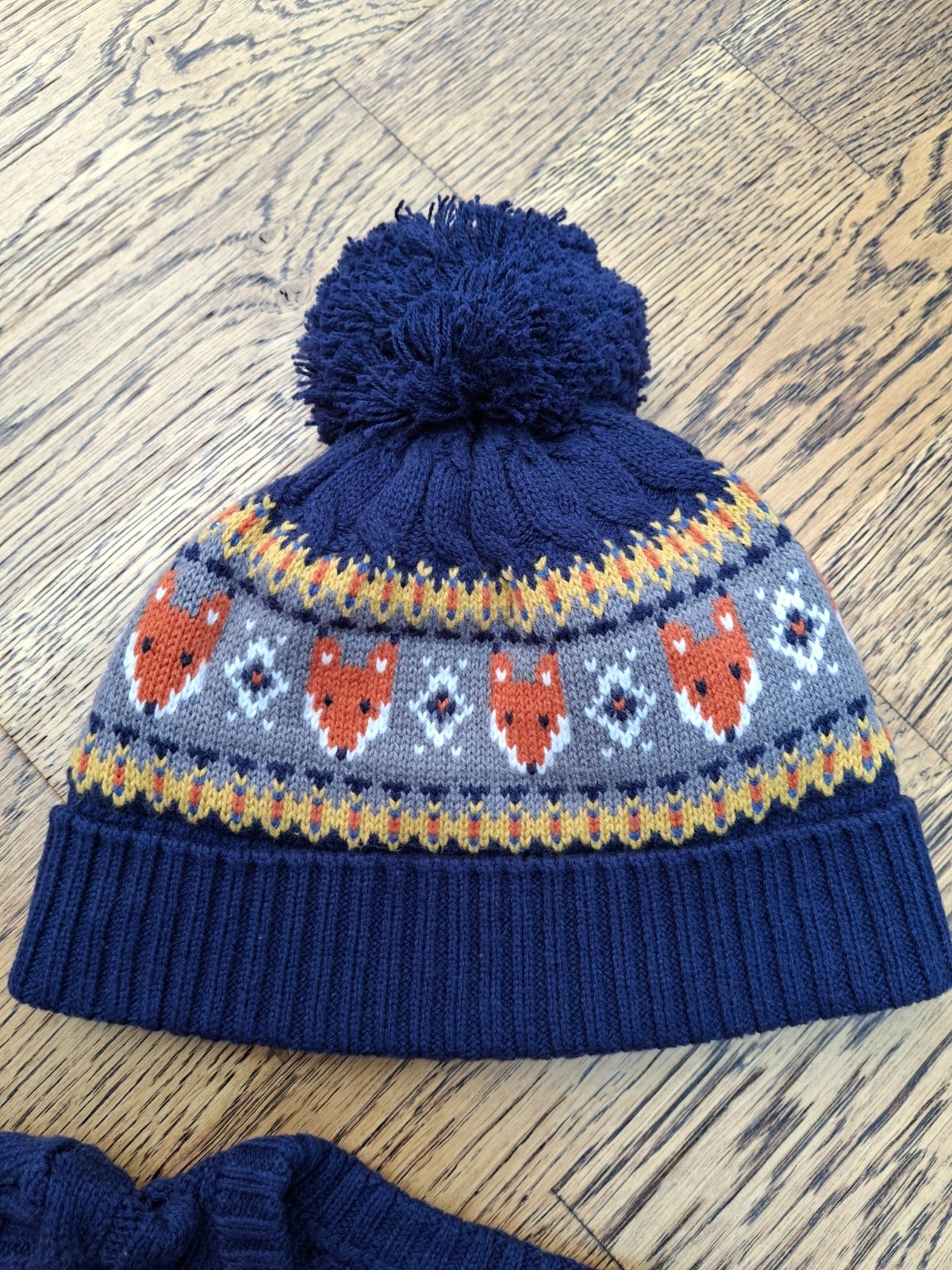 Rorie Whelan Toddler Knitwear Set Jumper Hat Scarf Fox Design Age 1-2 Years New image 9
