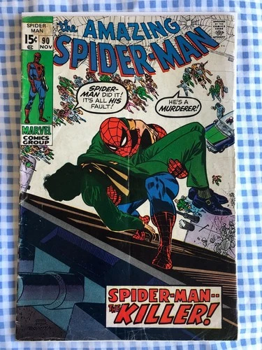 Amazing Spider-Man 90 (1970) Death of Captain Stacy. Doctor Octopus app