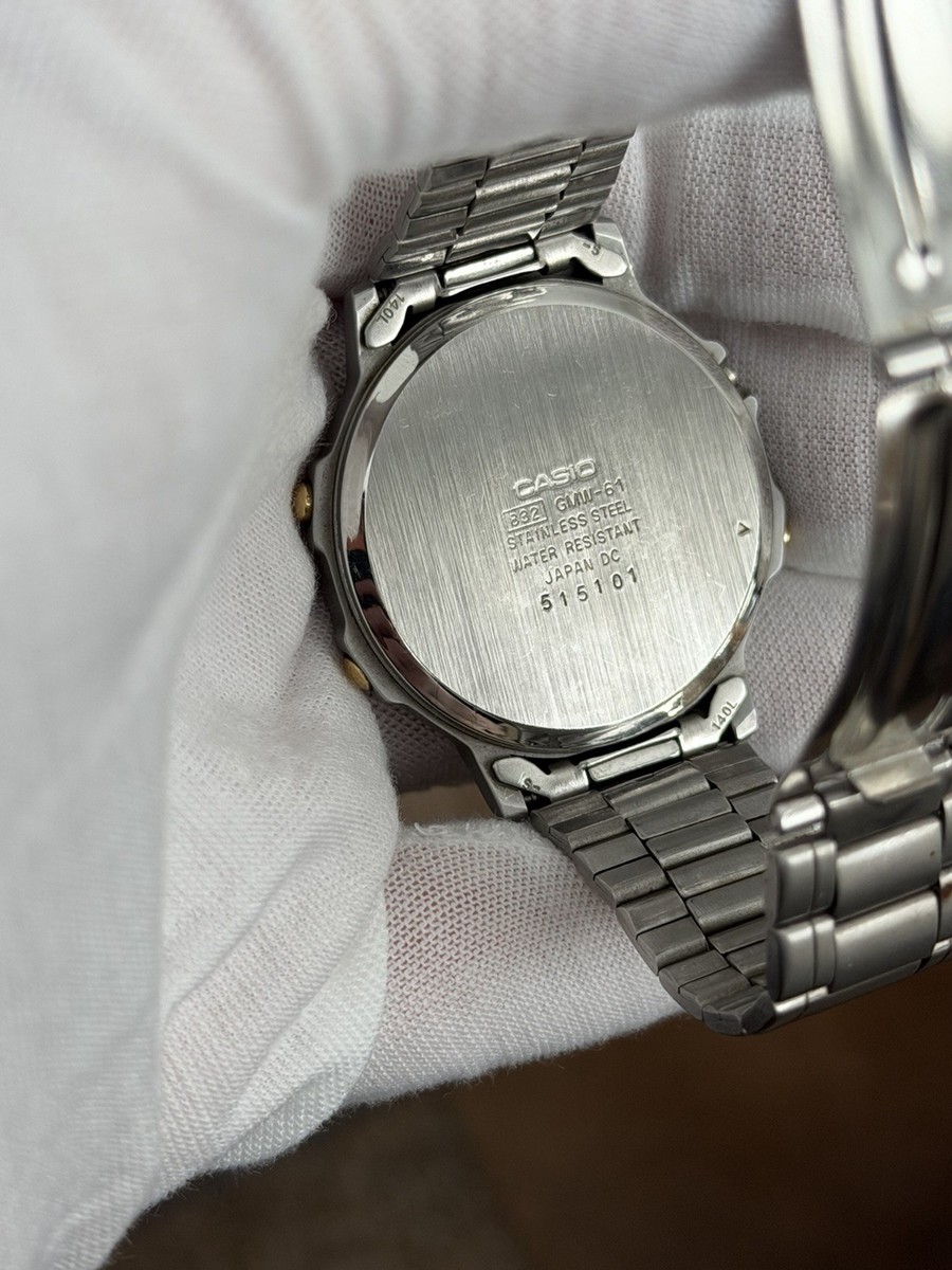 Rare Vintage Casio Moon Graph GMW-61 Men's Digital Sports Watch