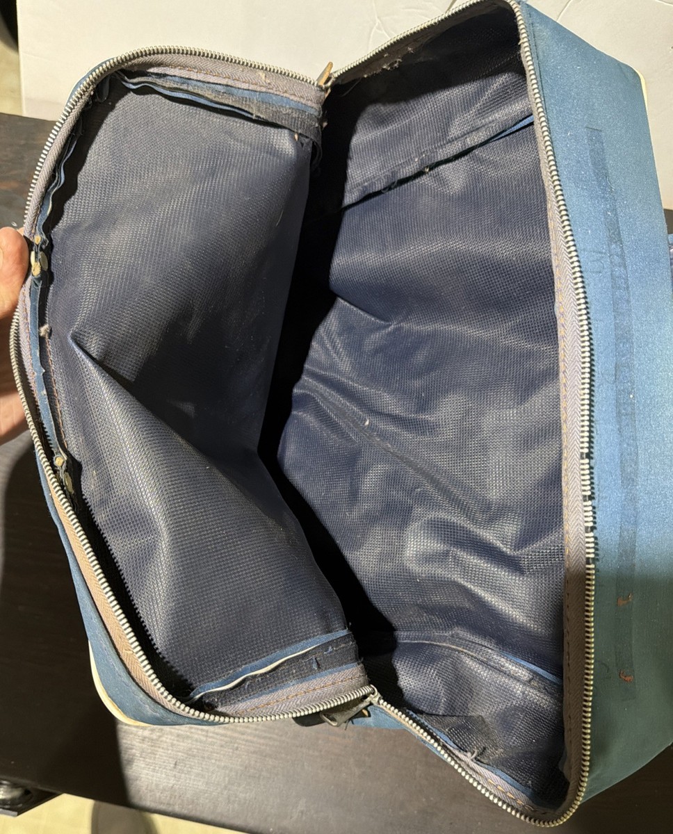 Pan Am Blue Travel Bag with Logo, Vintage Airline Collectible | eBay
