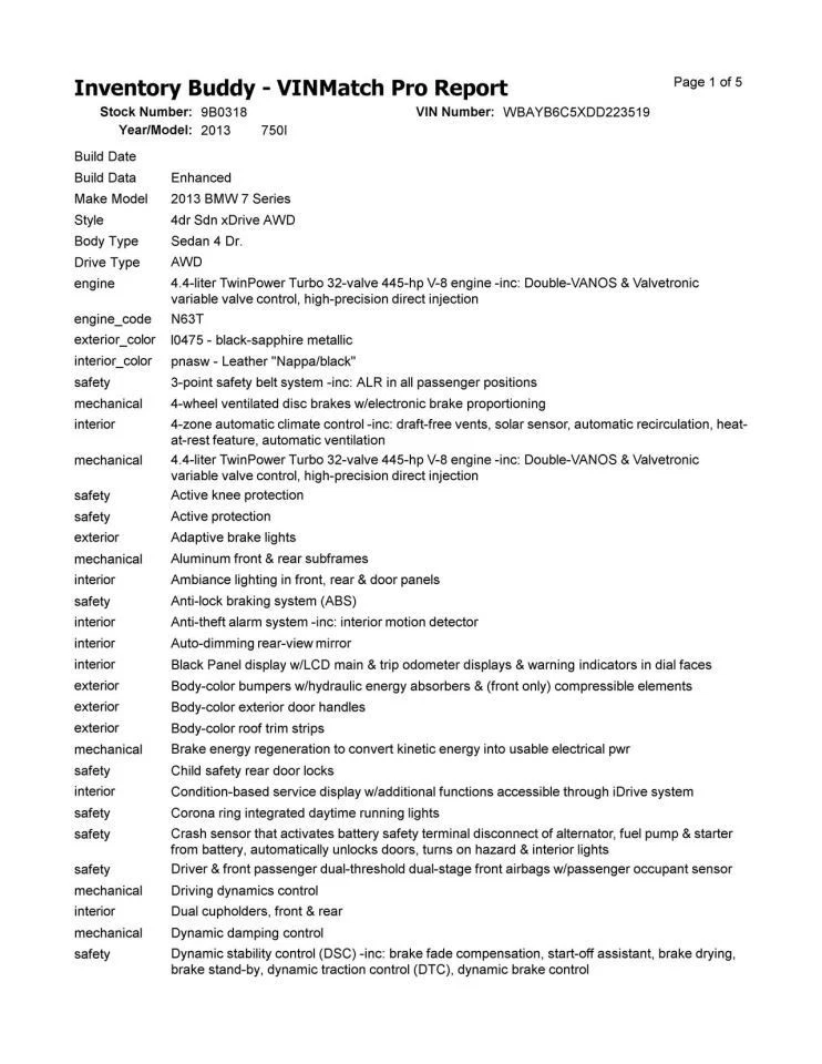 Passenger Right Caliper Front Fits 10-17 BMW 550i GT 617537 - Image 2 of 4