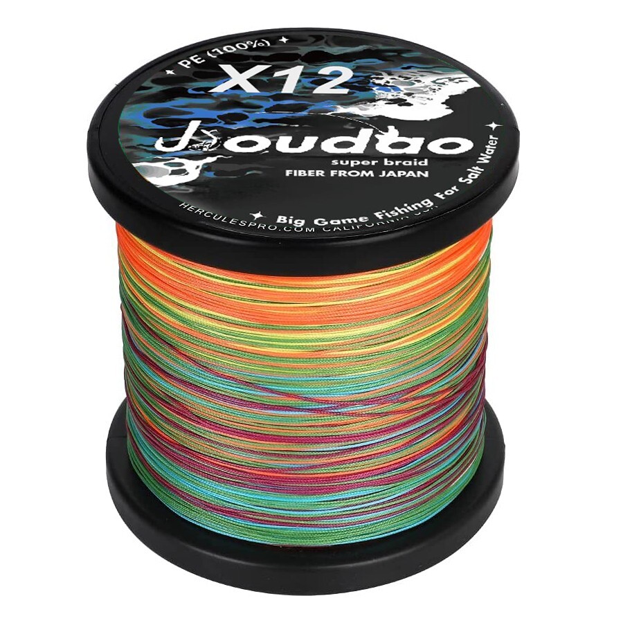 12 Strands PE Braid Braided Fishing Line Multicolor Super Strong Japan Fish  Line