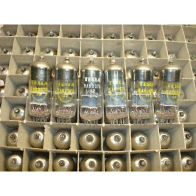 2 X RA0007B TESLA TUBE. NOS. CES62/5/38C7