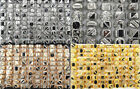 Wholesale Lots 3color Mix 60pcs Enamel Rhinestone Shine Men's cool Rings Jewelry