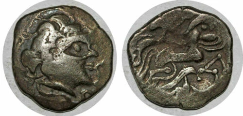 Pièces de monnaie antiques gauloises en or