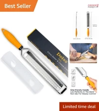 Lemon Zester Stainless Steel Grater 14.76" Perfect for Cheese, Vegetables, Fr...