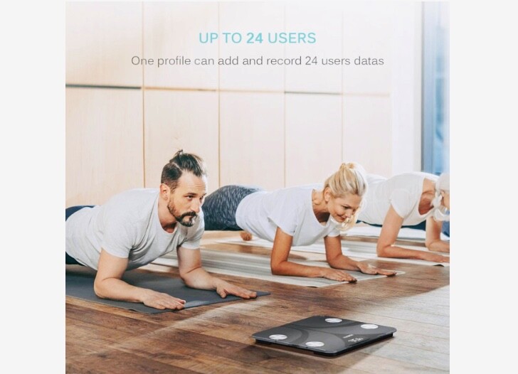 Balance connectée pour cibler la perte de graisse et tonifier la masse musculaire