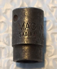 MAC TOOLS SABINA VI 186, 1/2" DRIVE, 9/16" IMPACT SOCKET, SHALLOW, 6 POINT.