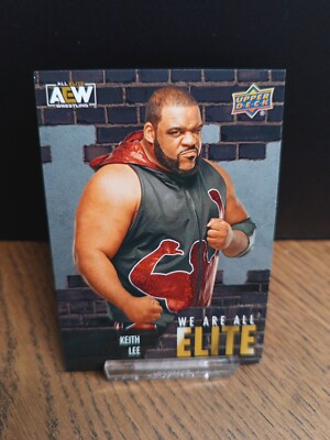 2023 AEW Upper Deck Flagship Keith Lee We Are All Elite Silver AE-2