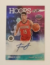 2019-20 Hoops Premium Stock Frank Jackson Hoops Ink #HI-FJA Pelicans