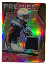 Mike Williams 2017 Panini Prizm Pink Premier Jerseys #32 Rookie Chargers RC