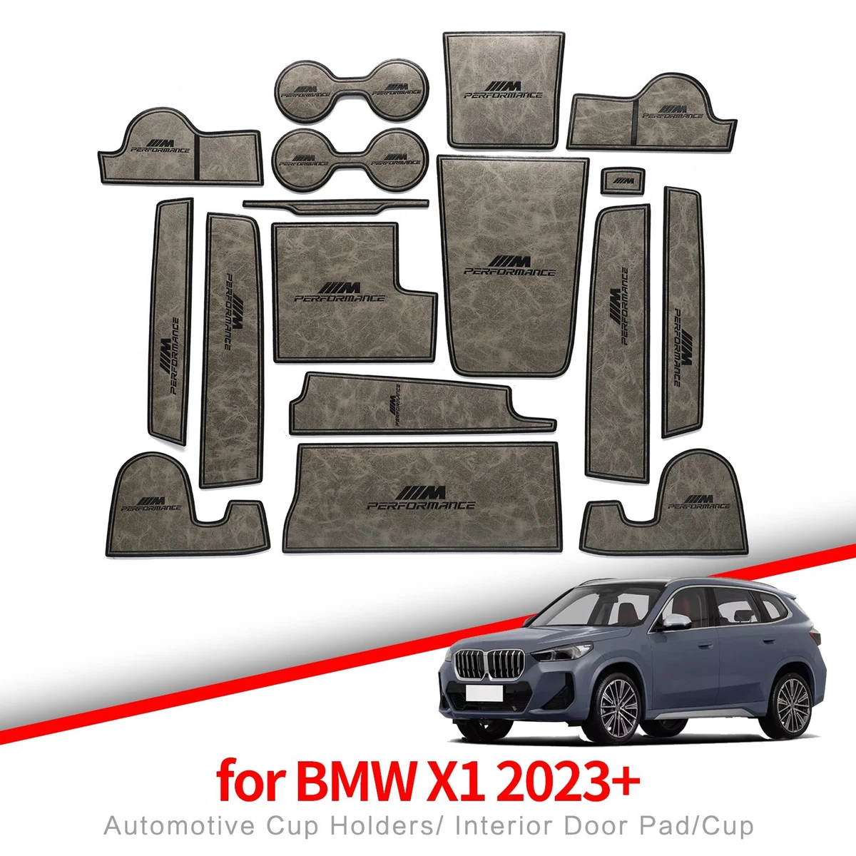 For BMW X1 2023 center console anti-slip storage box interior accessories