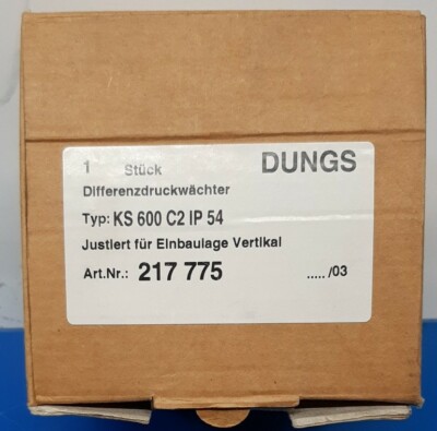 DUNGS Differenzdruckwächter Klimaset KS 600 C2 / O#373