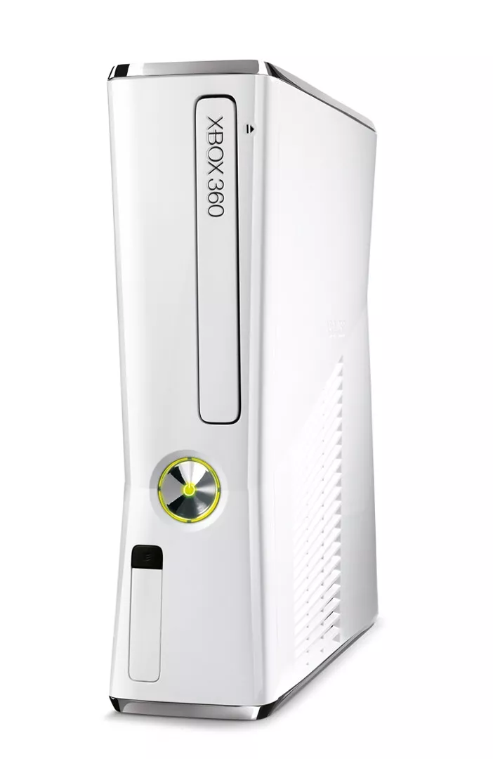 Microsoft Xbox 360 Slim System With 4GB Memory White Very Good 9Z