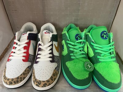 Nike SB DUNK LOW PRO GRATEFUL DEAD & NIKE DUNK LOW SAFARI MIX Customize