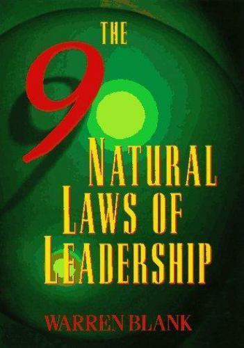 The Nine Natural Laws of Leadership by Warren Blank (1995, Hardcover) Very Good