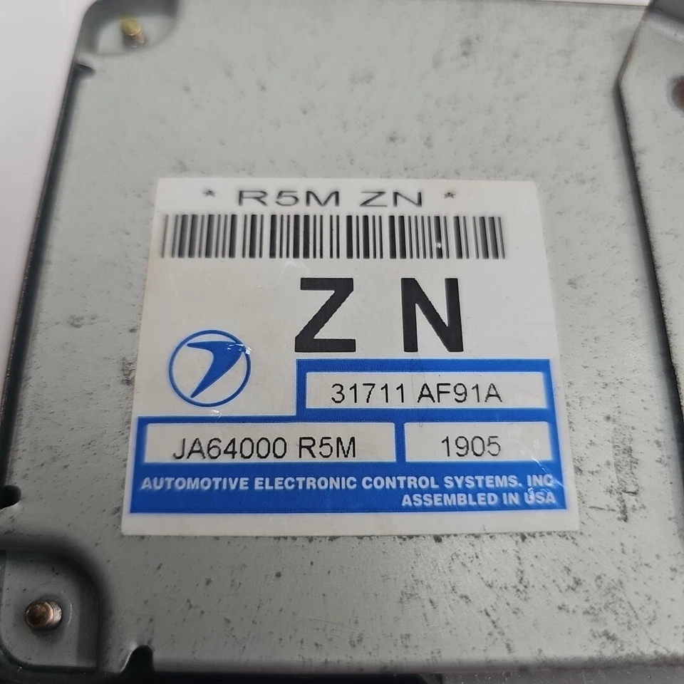 2000-2004 Subaru Outback Legacy Transmission Control Module TCM Computer R5M ZN - Image 2 of 4