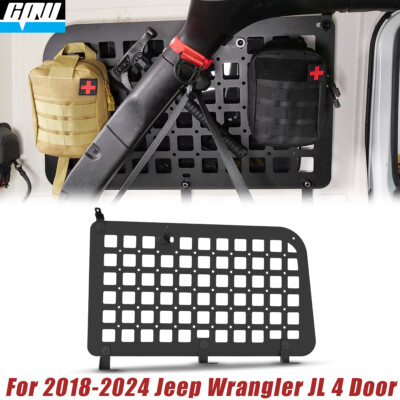 Rear Metal Window Molle Panel For Jeep Wrangler JL 2018-2021-2026 4 Doors