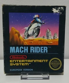 NES Spiel MACH RIDER - EUROPEAN VERSION in OVP (klein) mit Anleitung A1263