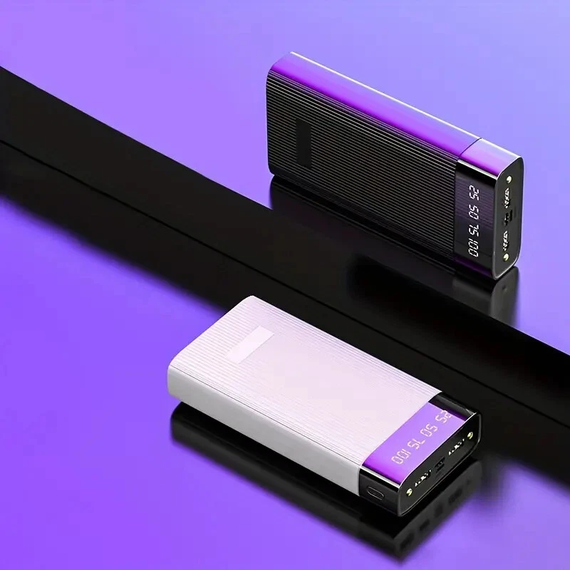 Banco de alimentación MiUSB doble 10000/20000 mAh para Android - Pantalla LED y luz Foto 2 de 4