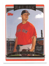 2006 Topps Baseball Red Sox Jonathan Papelbon Rookie Card #355. rookie card picture