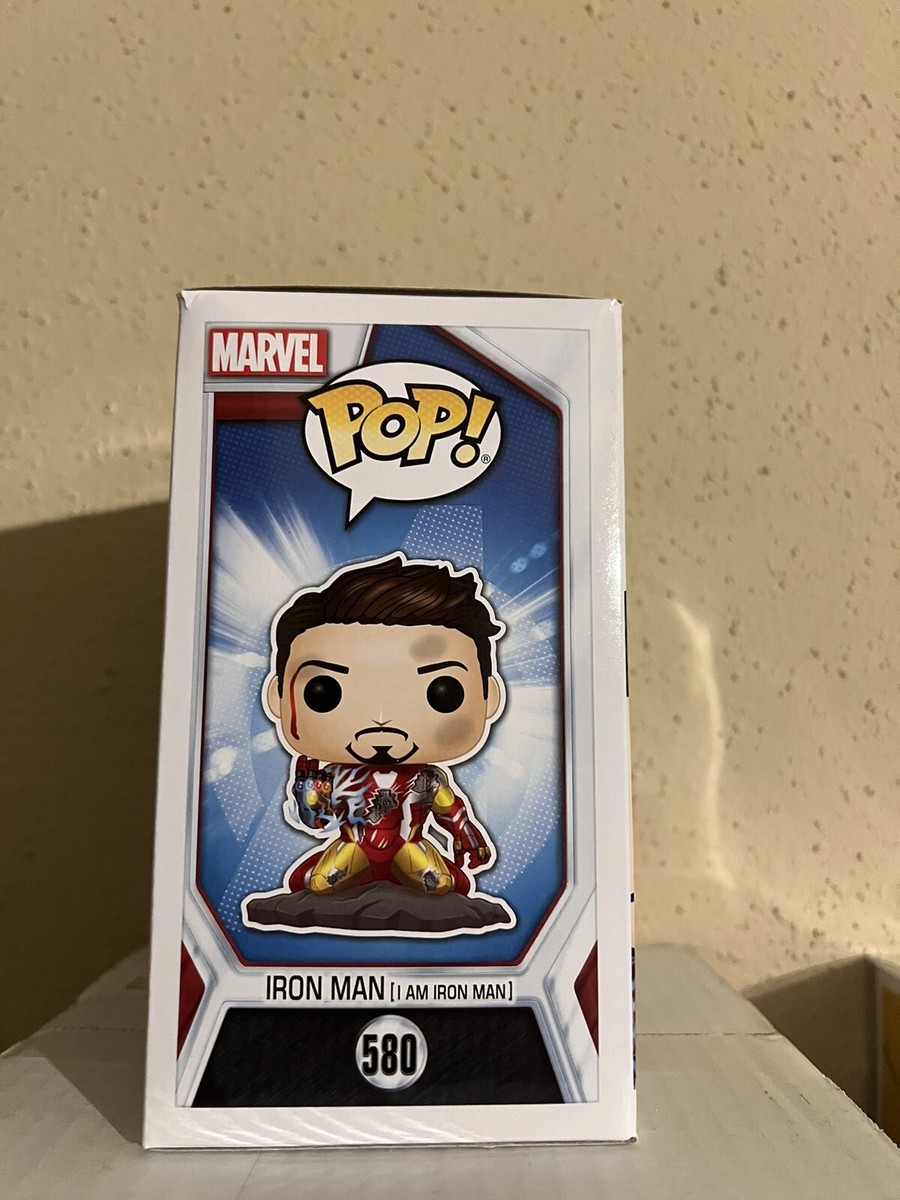 Funko Pop Iron Man autographed by Robert Downey Jr. SWAU certified