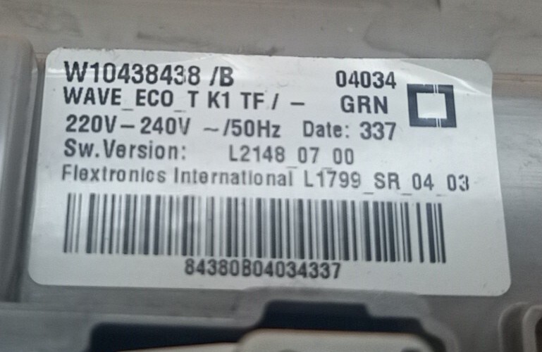 U6 Whirlpool W10438438 858352903013 481010730468 Elektronik Modul