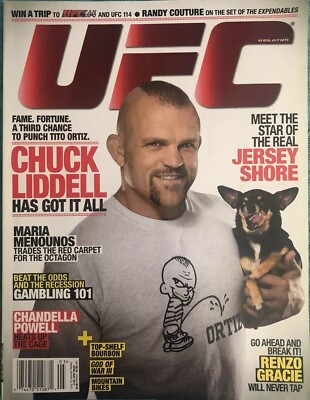 April/May 2010 UFC Magazine Liddell Gracie #4