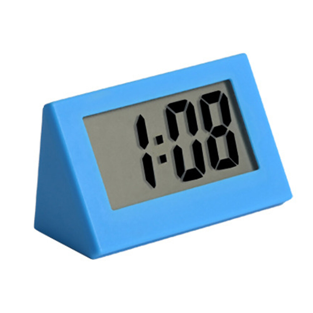 Mini LCD Digital Display Electronic Desktop Time Clocks Silent Table